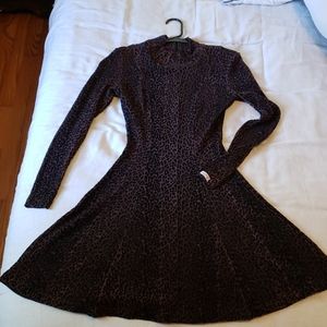 Vintage leopard print dress